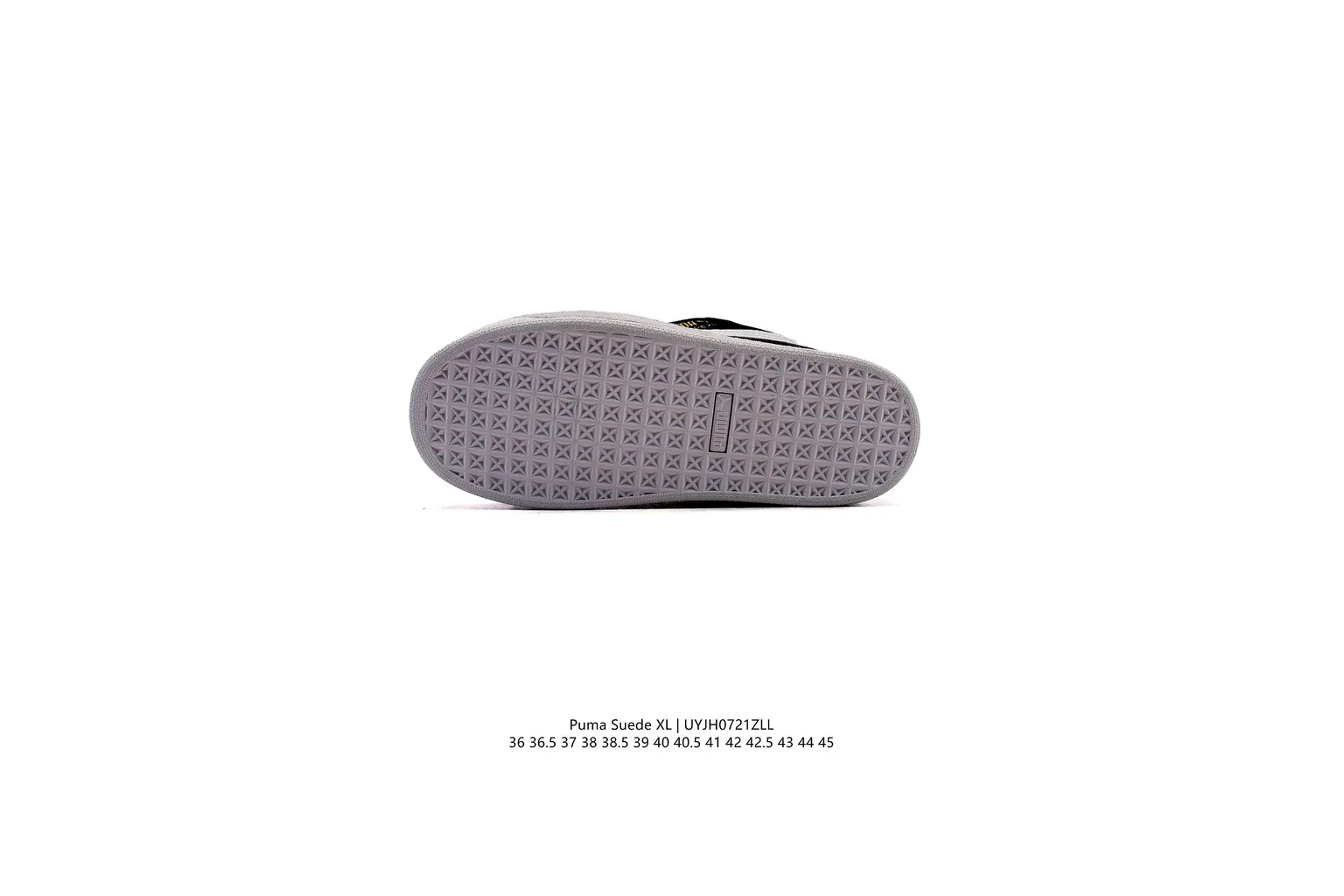 Puma Suede Black White suede low top six photo view thumbnail 5