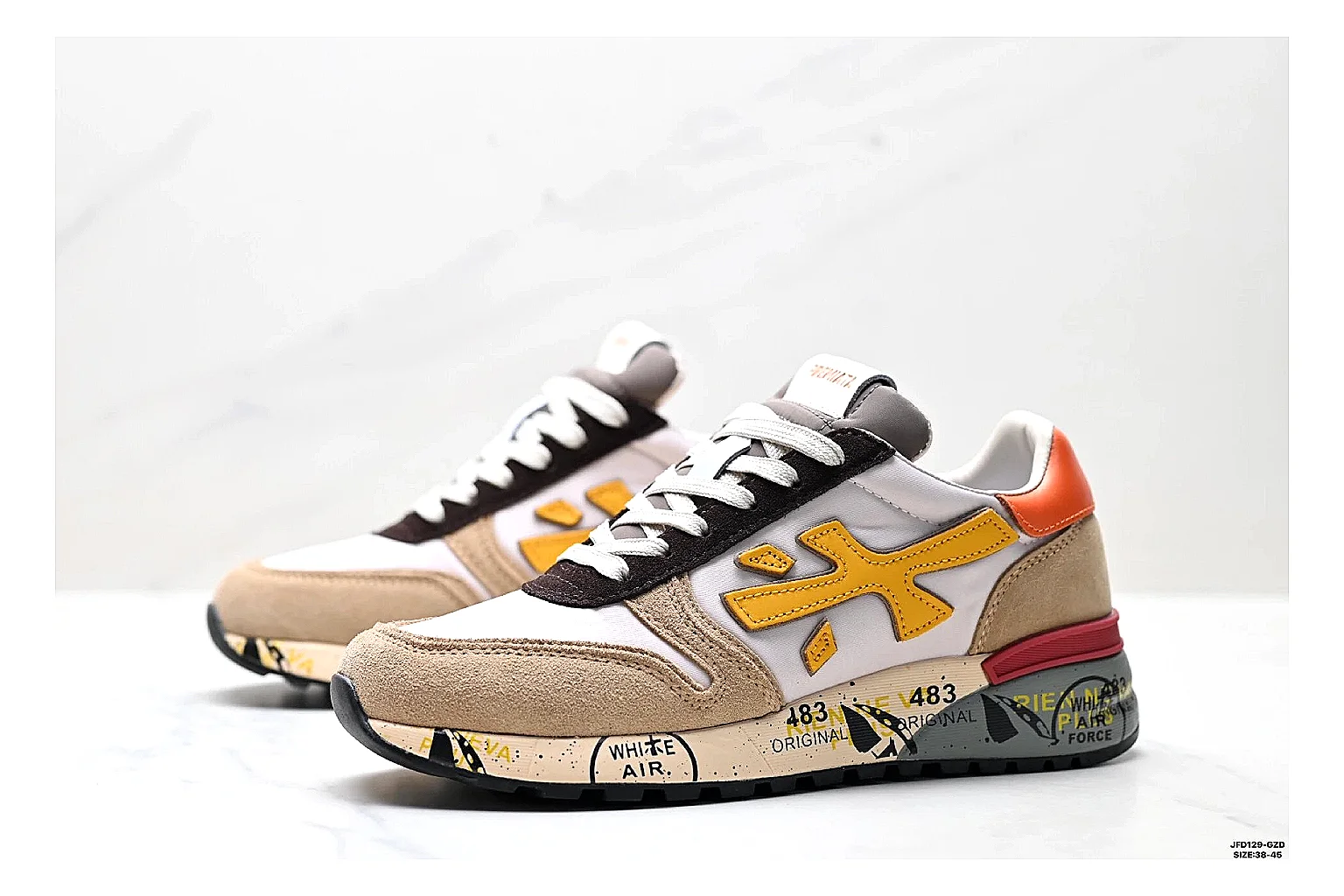 kakofindlist.com Orange Black Six Angle Footwear Low Top budget shortlist note six-photo gallery thumbnail 4