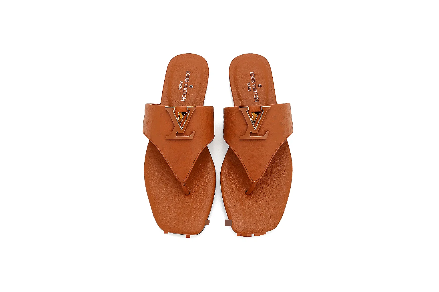 Kako Find List budget photos for Other Brown Leather Slide Sandal thumbnail 2