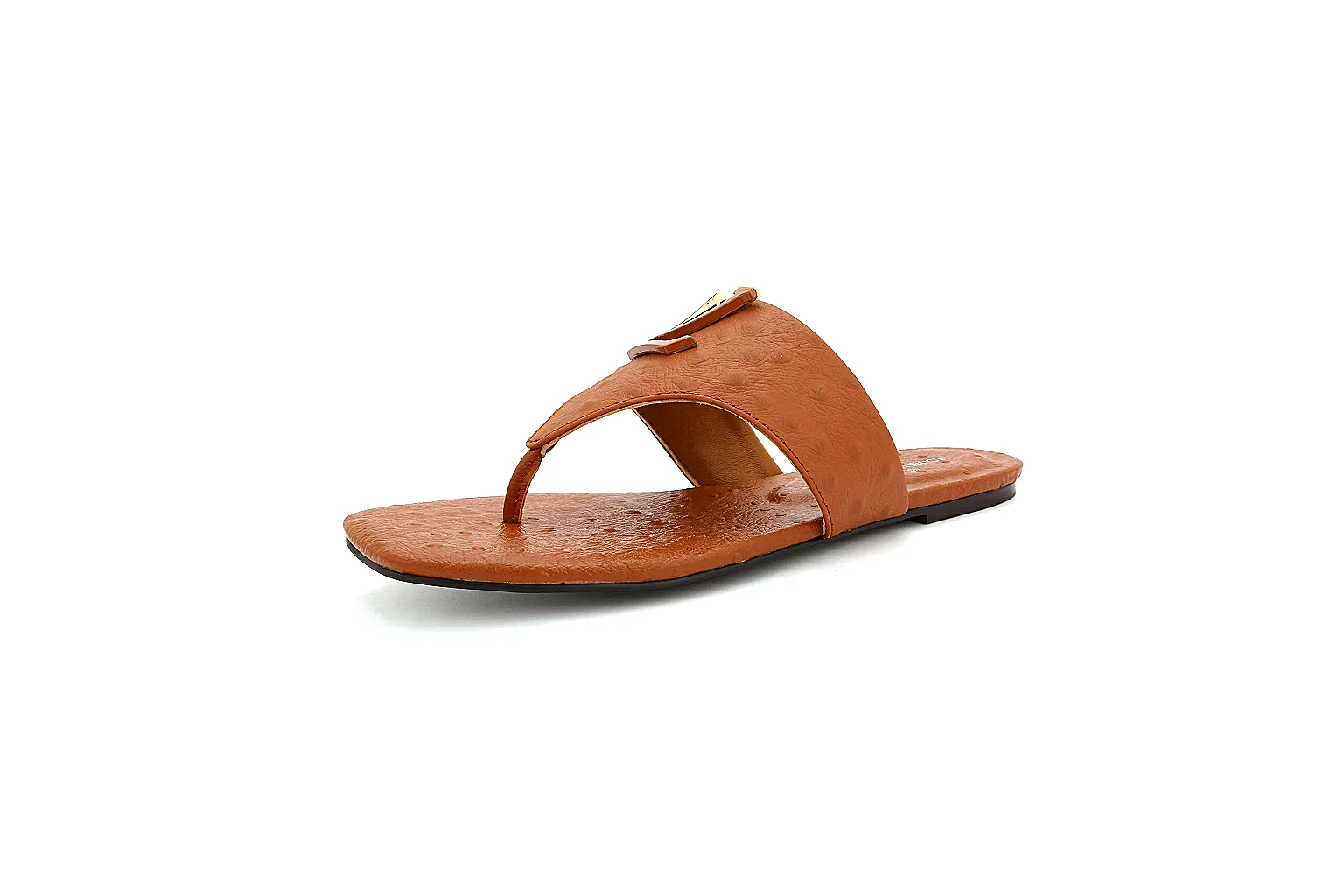 Kako Find List budget photos for Other Brown Leather Slide Sandal thumbnail 3