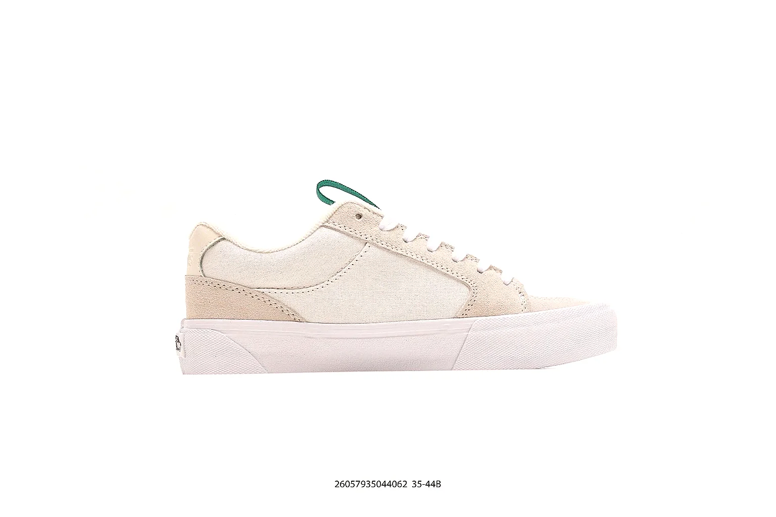 Vans low-top canvas sneaker White Green 1891 budget shortlist note six-photo gallery thumbnail 2