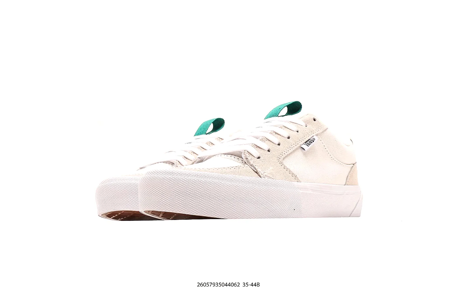 Vans low-top canvas sneaker White Green 1891 budget shortlist note six-photo gallery thumbnail 5