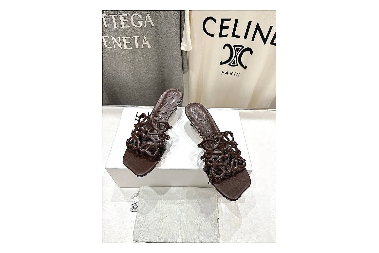 kakofindlist.com Brown Woven Mule 9451 Brown mule product image thumbnail 2
