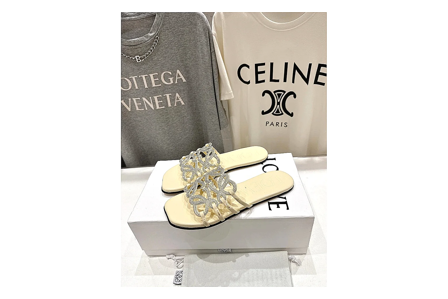 kakofindlist.com Cream Woven Mule 9127 Cream mule product image thumbnail 4
