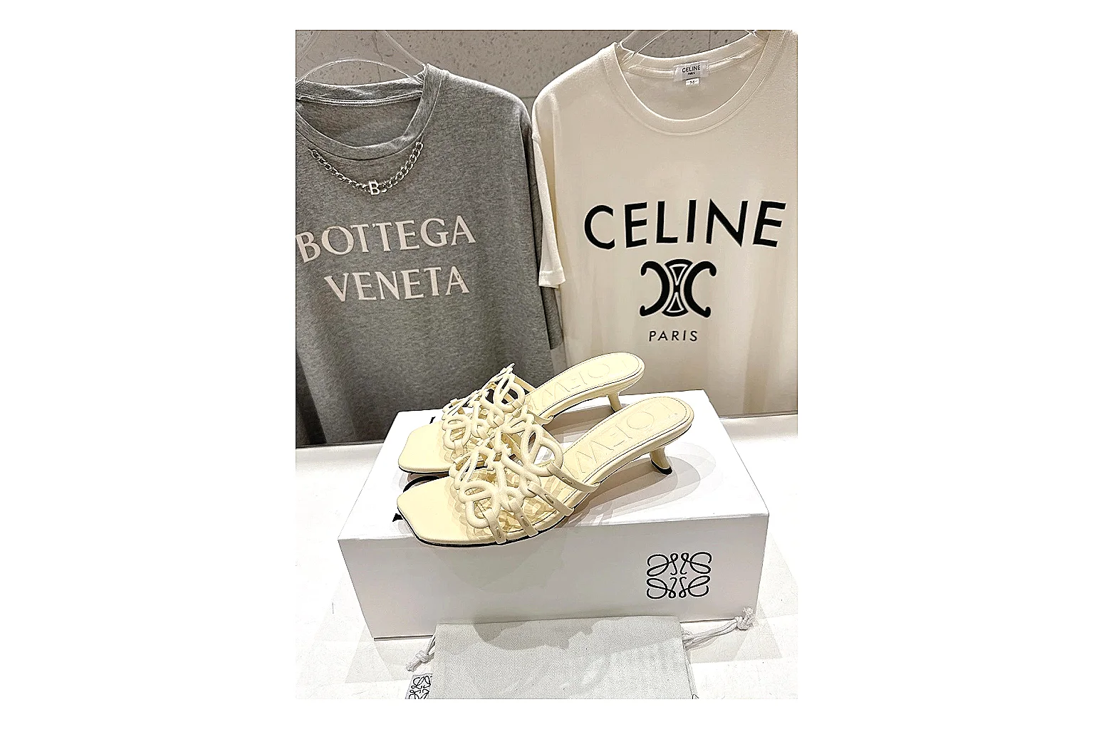 kakofindlist.com Cream Woven Mule 9433 Cream mule product image thumbnail 4