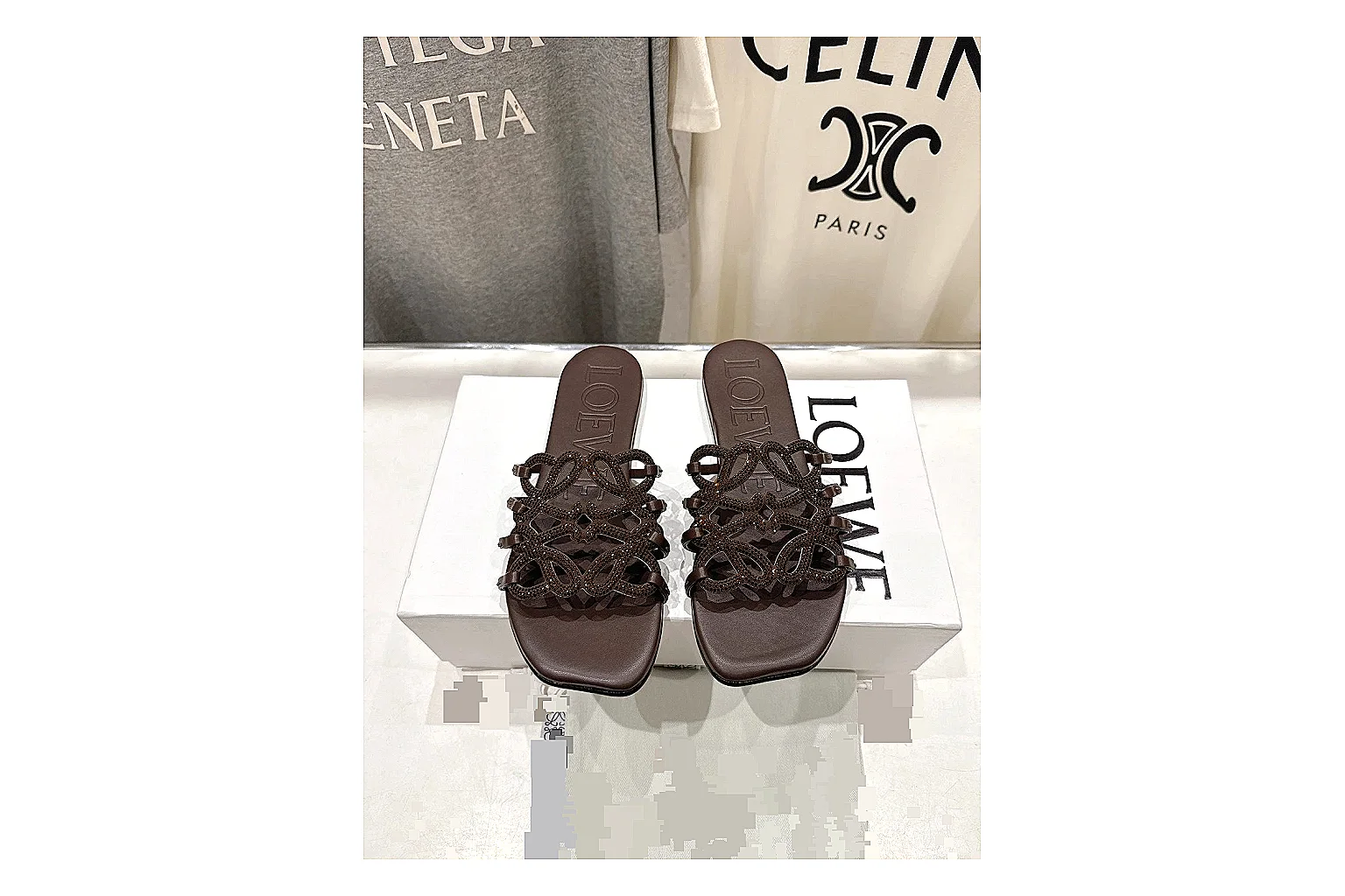 kakofindlist.com Dark Brown Woven Mule 9245 Dark Brown mule product image