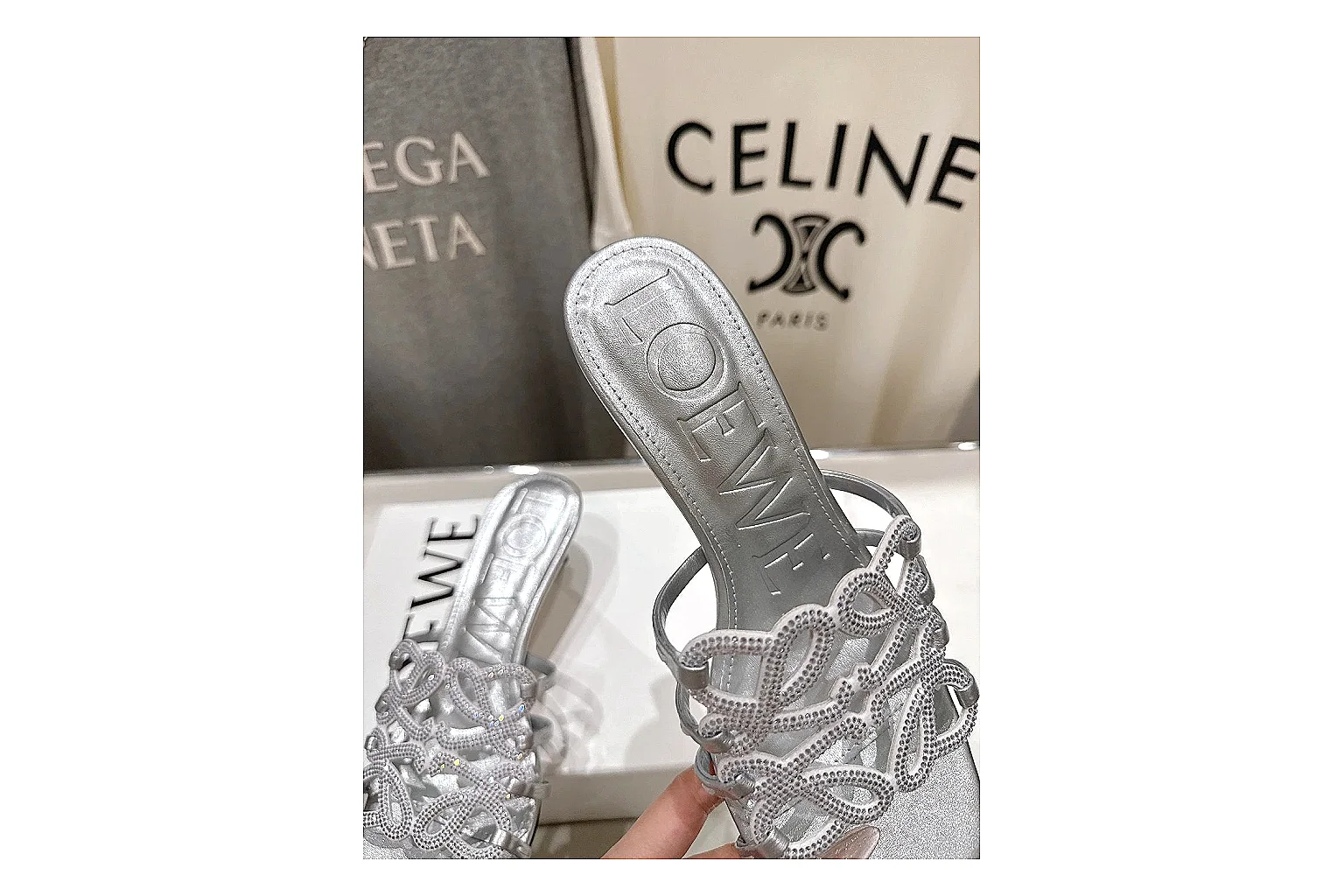 kakofindlist.com Silver Woven Mule 9721 Silver mule product image thumbnail 6