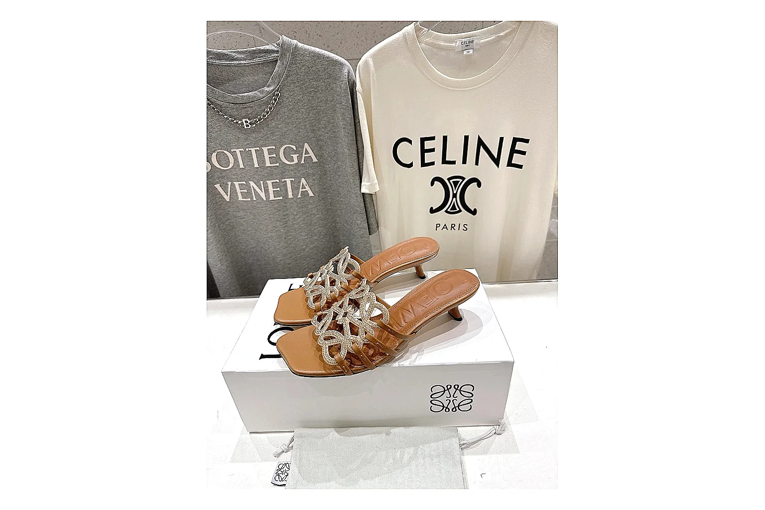 kakofindlist.com Tan Woven Mule 0038 Tan mule product image thumbnail 4