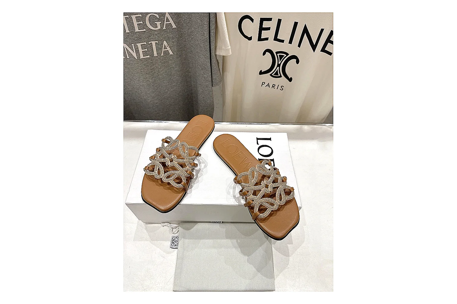 kakofindlist.com Tan Woven Mule 9204 Tan mule product image thumbnail 2