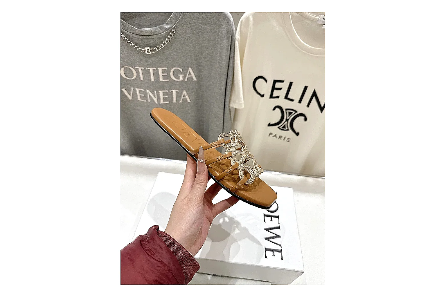 kakofindlist.com Tan Woven Mule 9204 Tan mule product image thumbnail 5