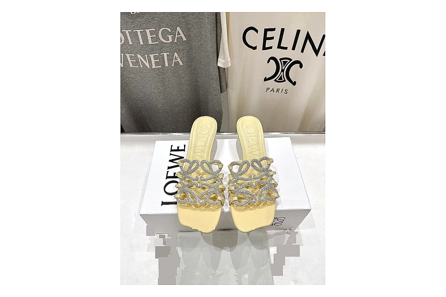kakofindlist.com Yellow Woven Mule 9960 Yellow mule product image