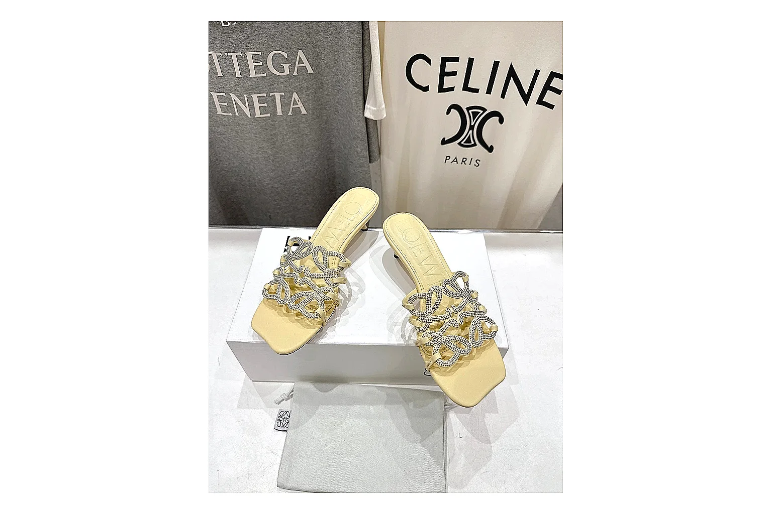 kakofindlist.com Yellow Woven Mule 9960 Yellow mule product image thumbnail 2