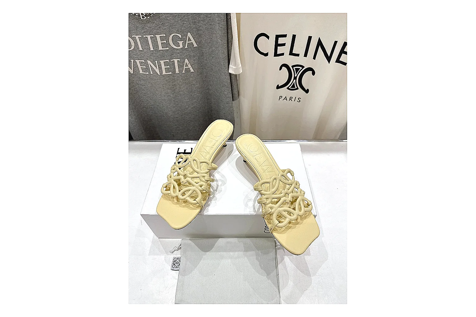 kakofindlist.com Yellow Woven Mule 9560 Yellow mule product image thumbnail 2