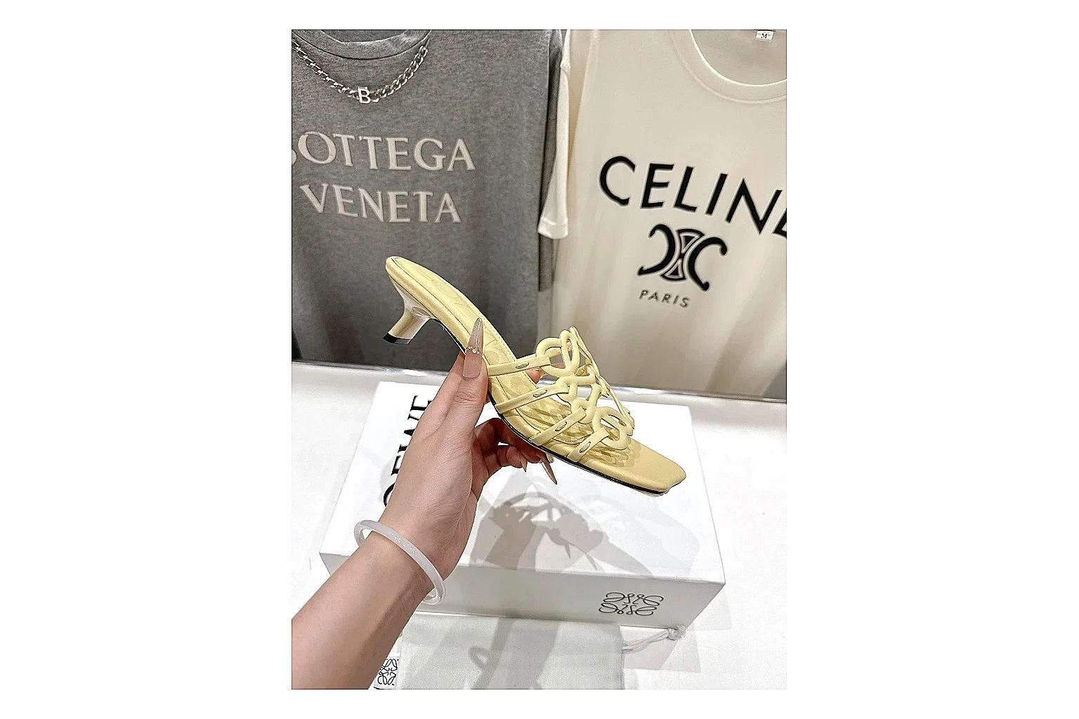 kakofindlist.com Yellow Woven Mule 9560 Yellow mule product image thumbnail 5
