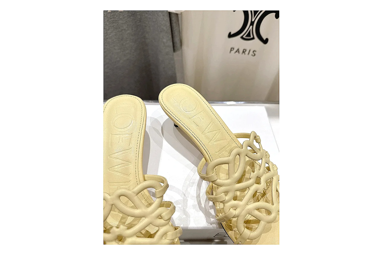 kakofindlist.com Yellow Woven Mule 9560 Yellow mule product image thumbnail 6